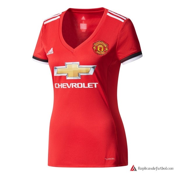 Camiseta Manchester United Mujer Primera equipación 2017-2018